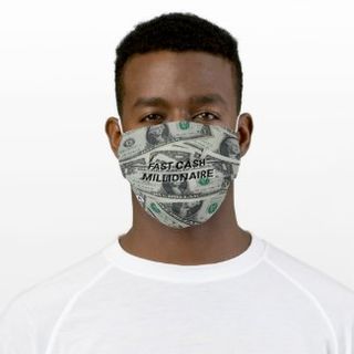 Dollar Dollar Pleated Mask